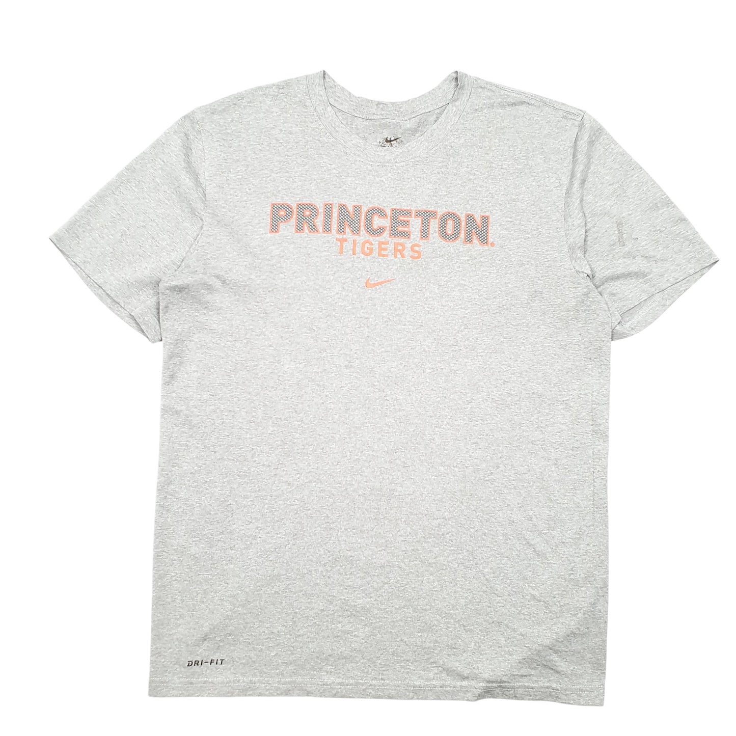 Mens Grey Nike Princeton Tigers Dri Fit Short Sleeve T Shirt