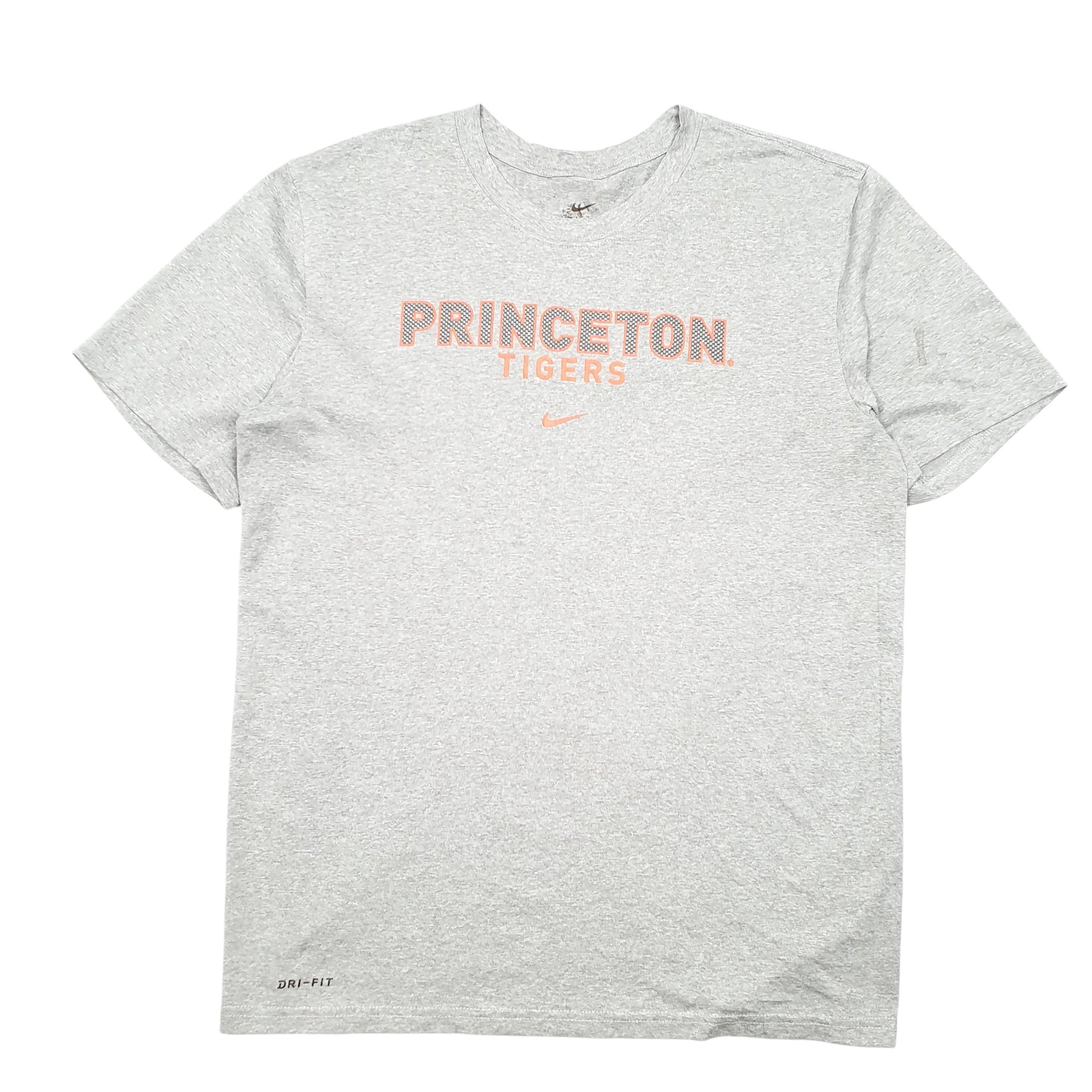 Mens Grey Nike Princeton Tigers Dri Fit Short Sleeve T Shirt