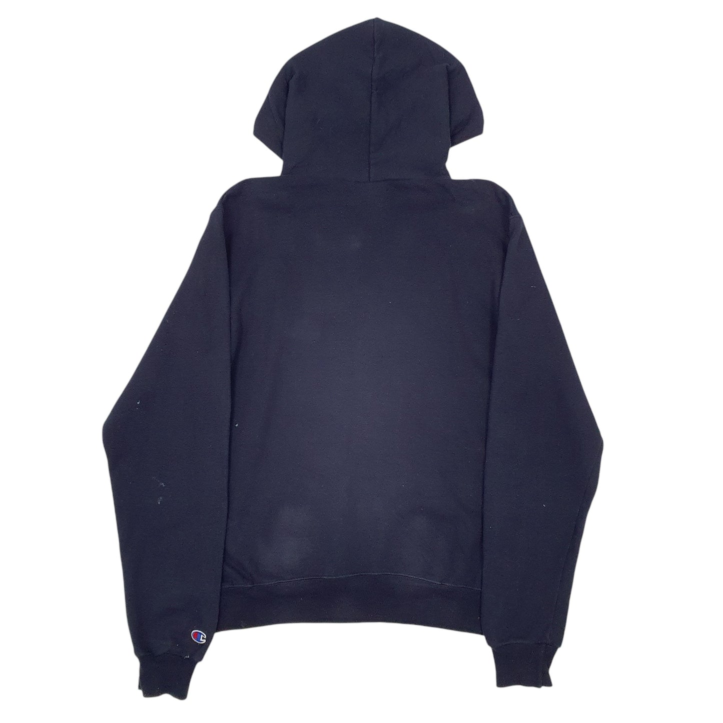 Mens Navy Champion Georgia Tech Spellout Hoodie Jumper