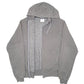 Mens Grey Champion Hoodie Full Zip Jumper