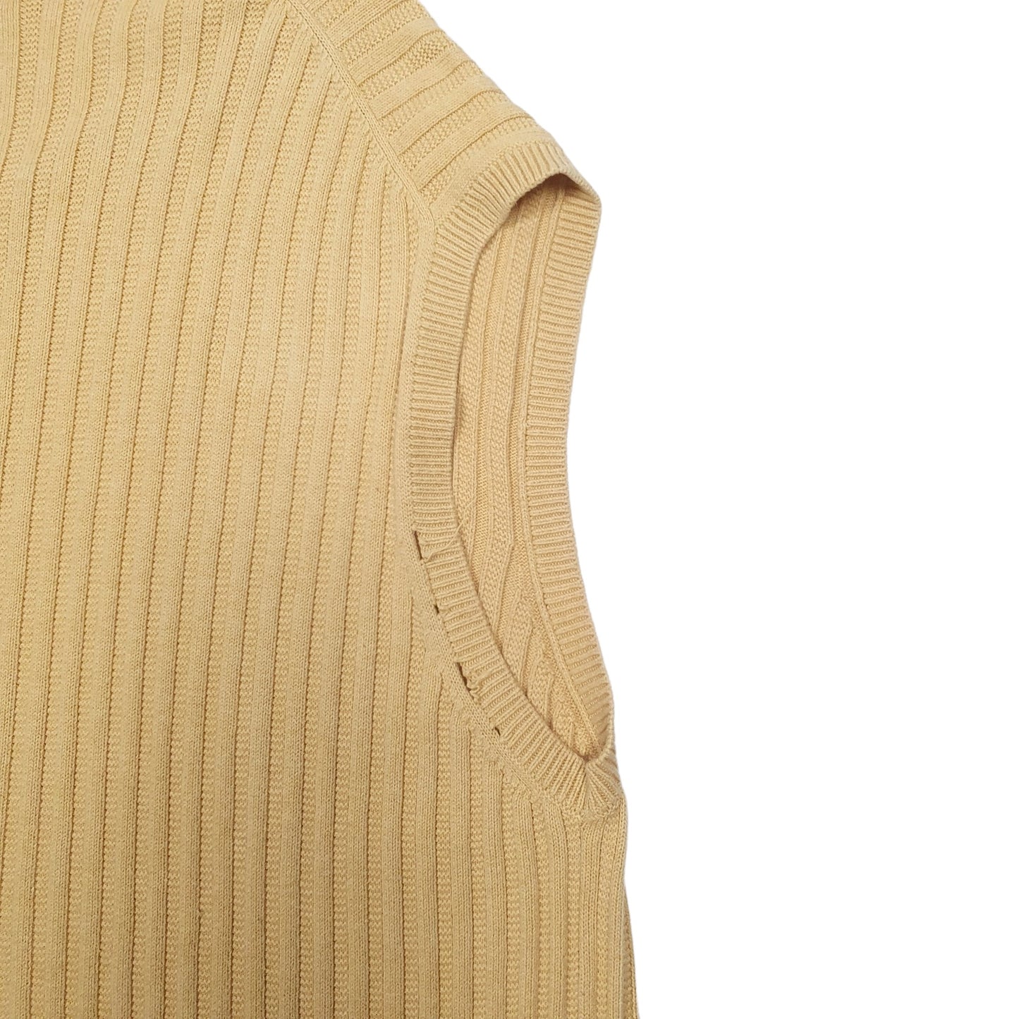 Mens Yellow Nautica Knit Crewneck Jumper