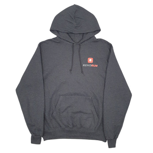 Mens Grey Champion Reno Run Hoodie Jumper