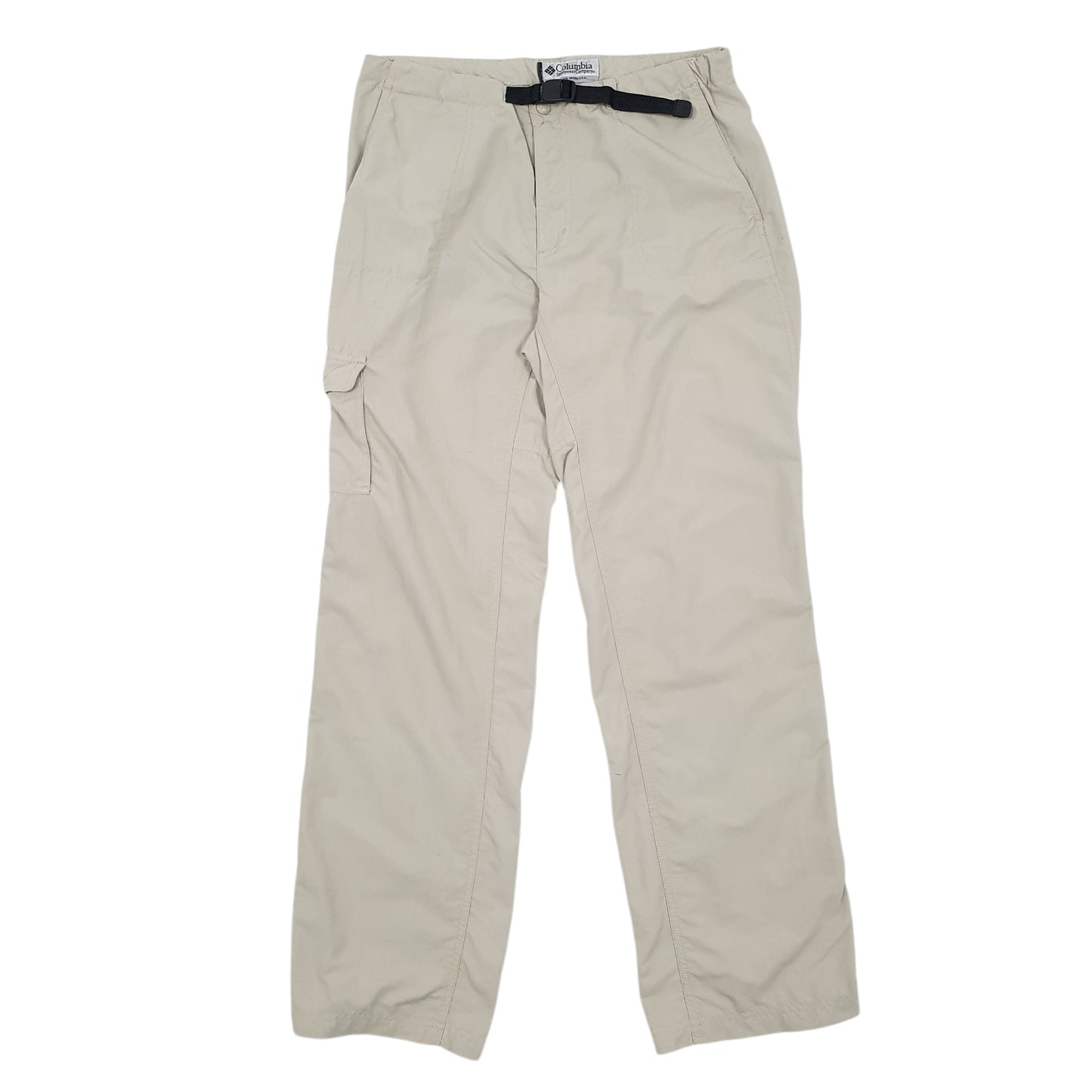 Womens Beige Columbia Sportswear Company Nylon Omni Dry Cargo Trousers