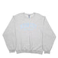 Mens Grey Jerzees Ocean City New Jersey Spellout Crewneck Jumper