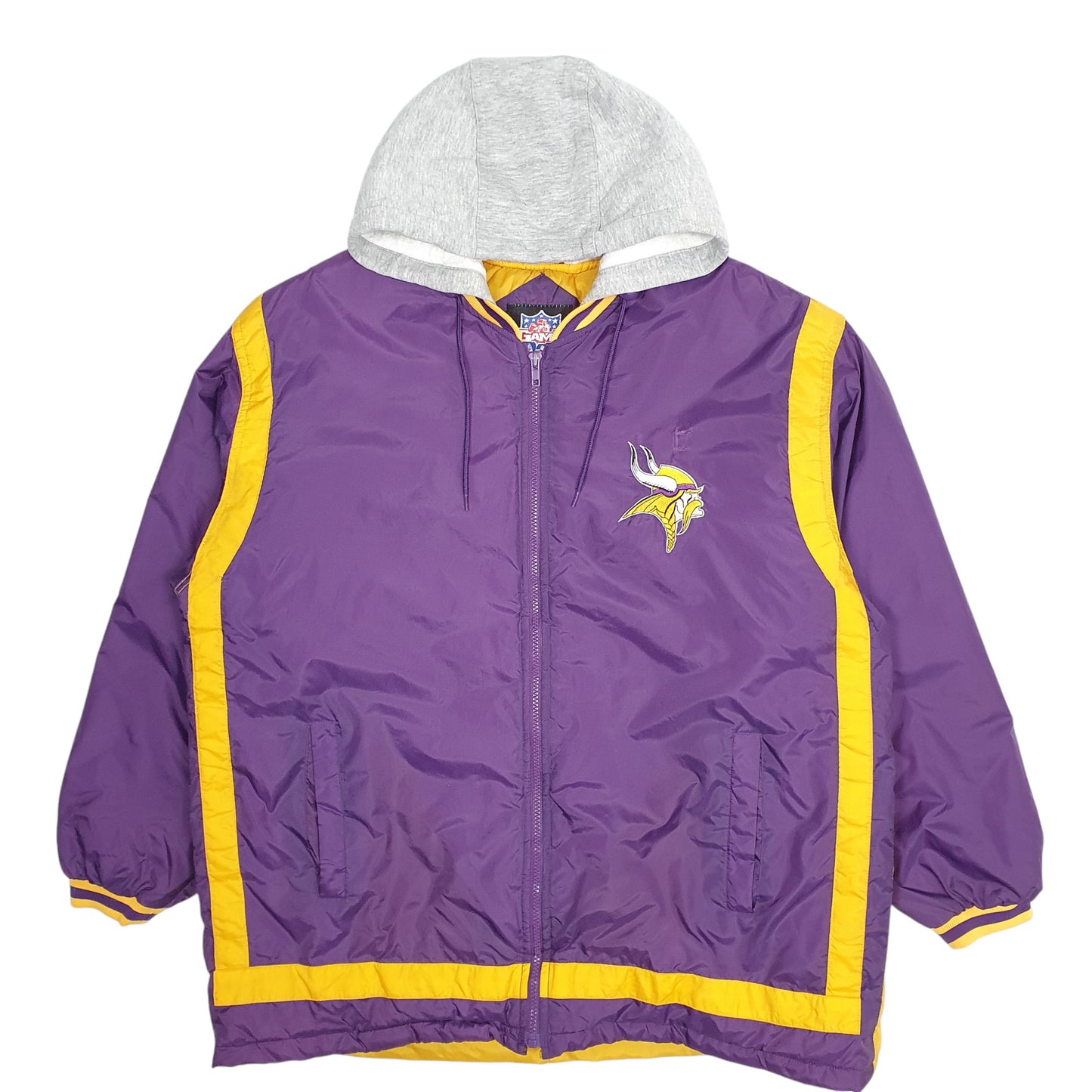 Mens Purple NFL Game Day Minnesota Vikings Hoodie  Coat