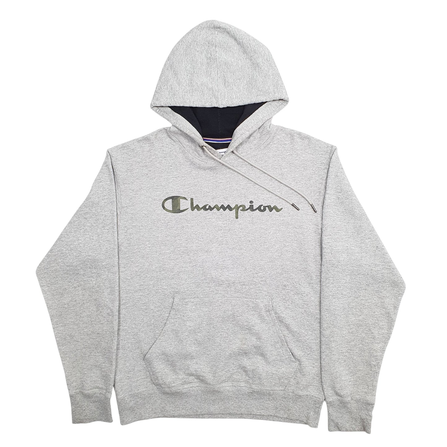 Mens Grey Champion  Hoodie Jumper