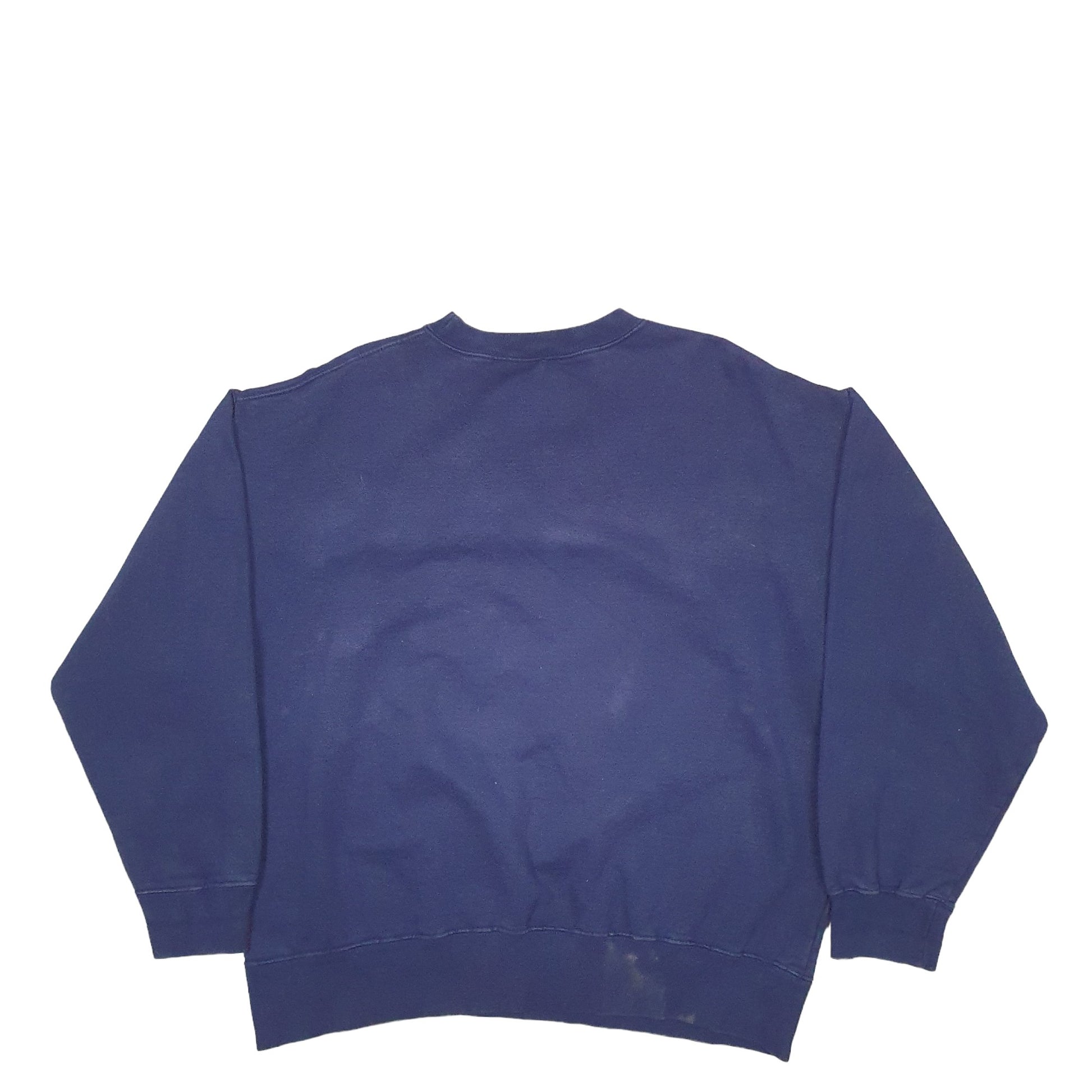 Mens Navy Classic Christmas Snowman Festive Crewneck Jumper