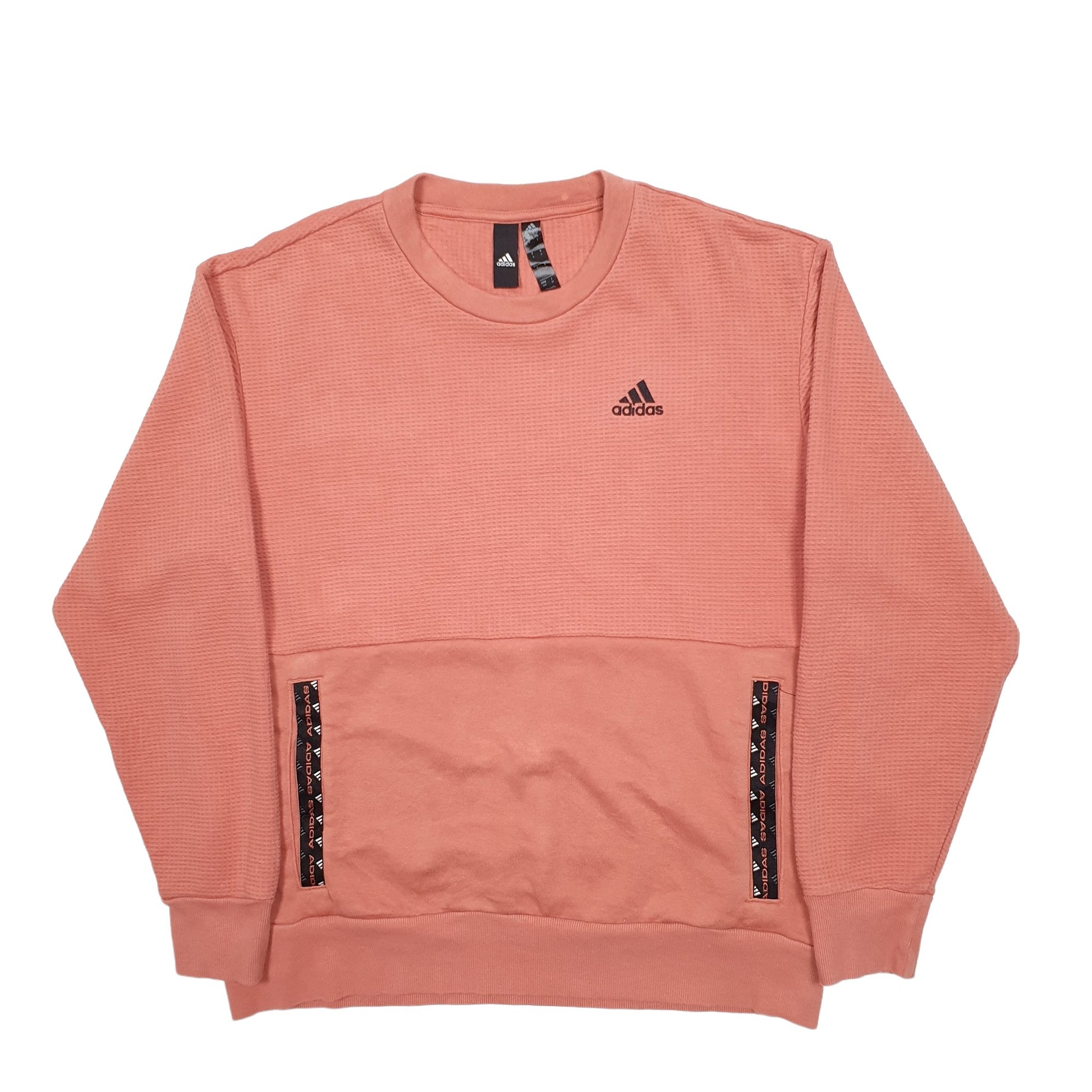 Mens Peach Adidas  Crewneck Jumper