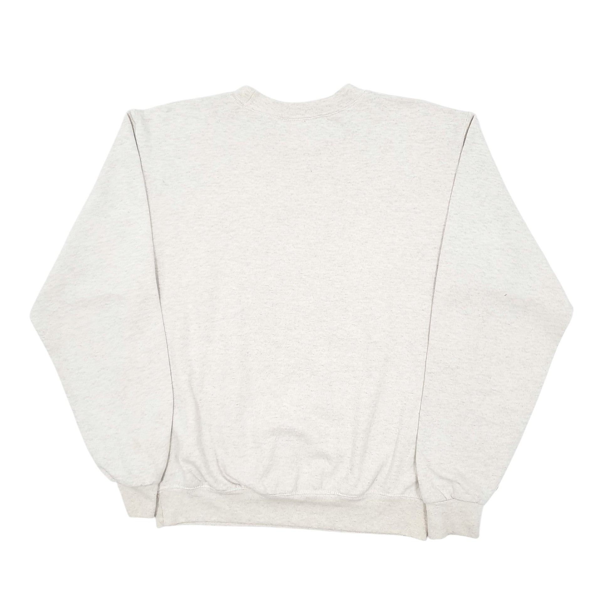 Mens Beige Champion Wisconsin USA College Crewneck Jumper