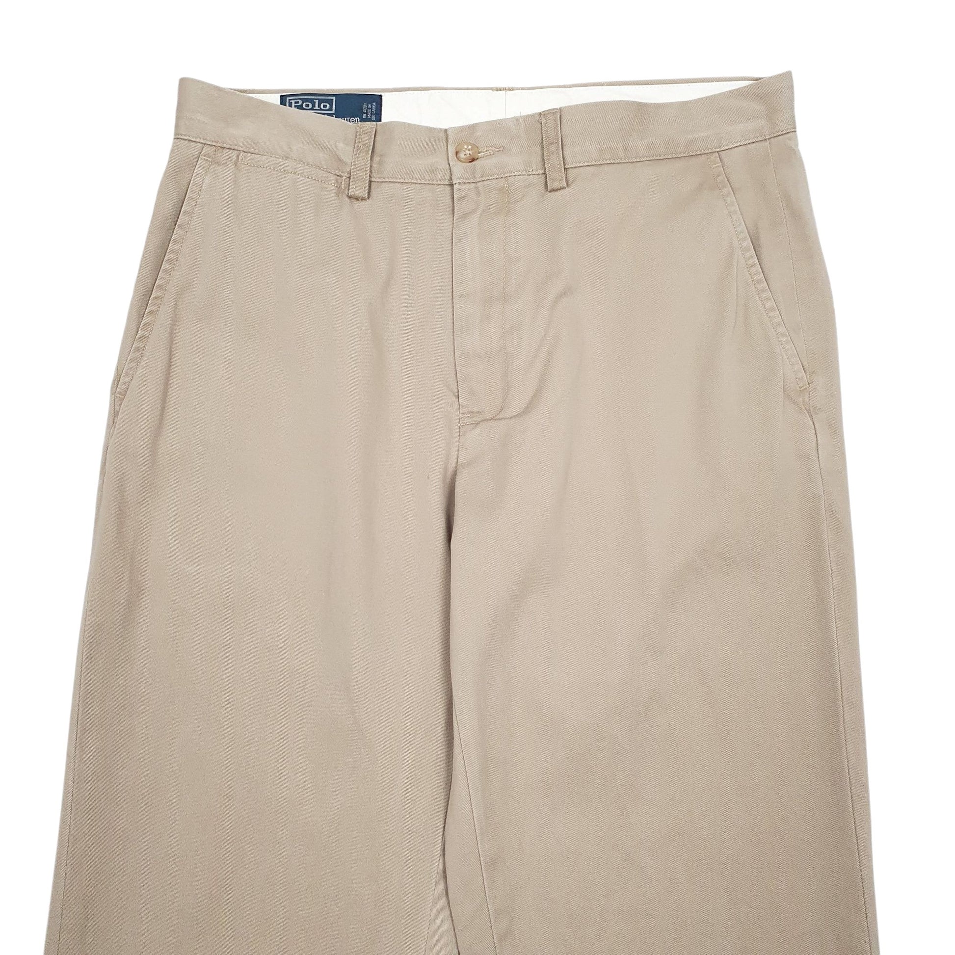 Mens Beige Polo Ralph Lauren Preston Pant Chino Trousers