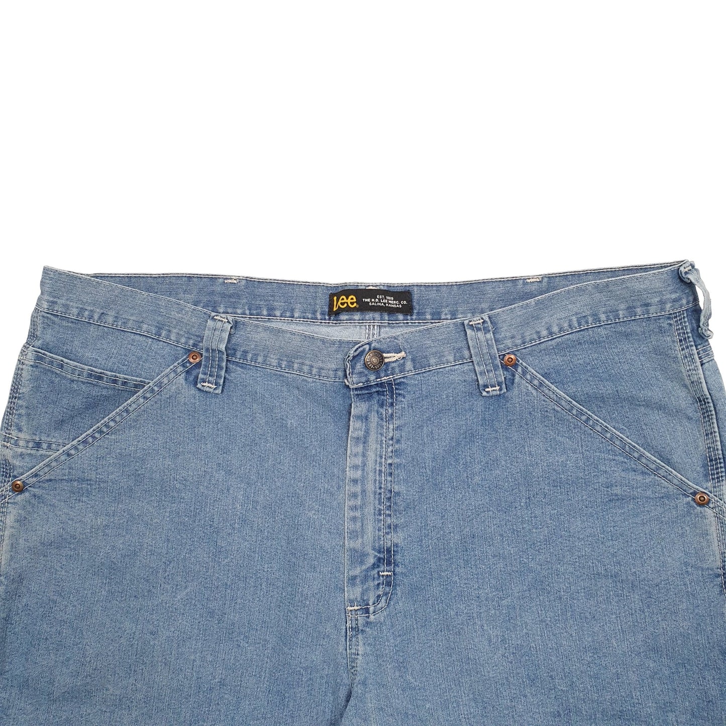 Mens Blue Lee  Carpenter Shorts