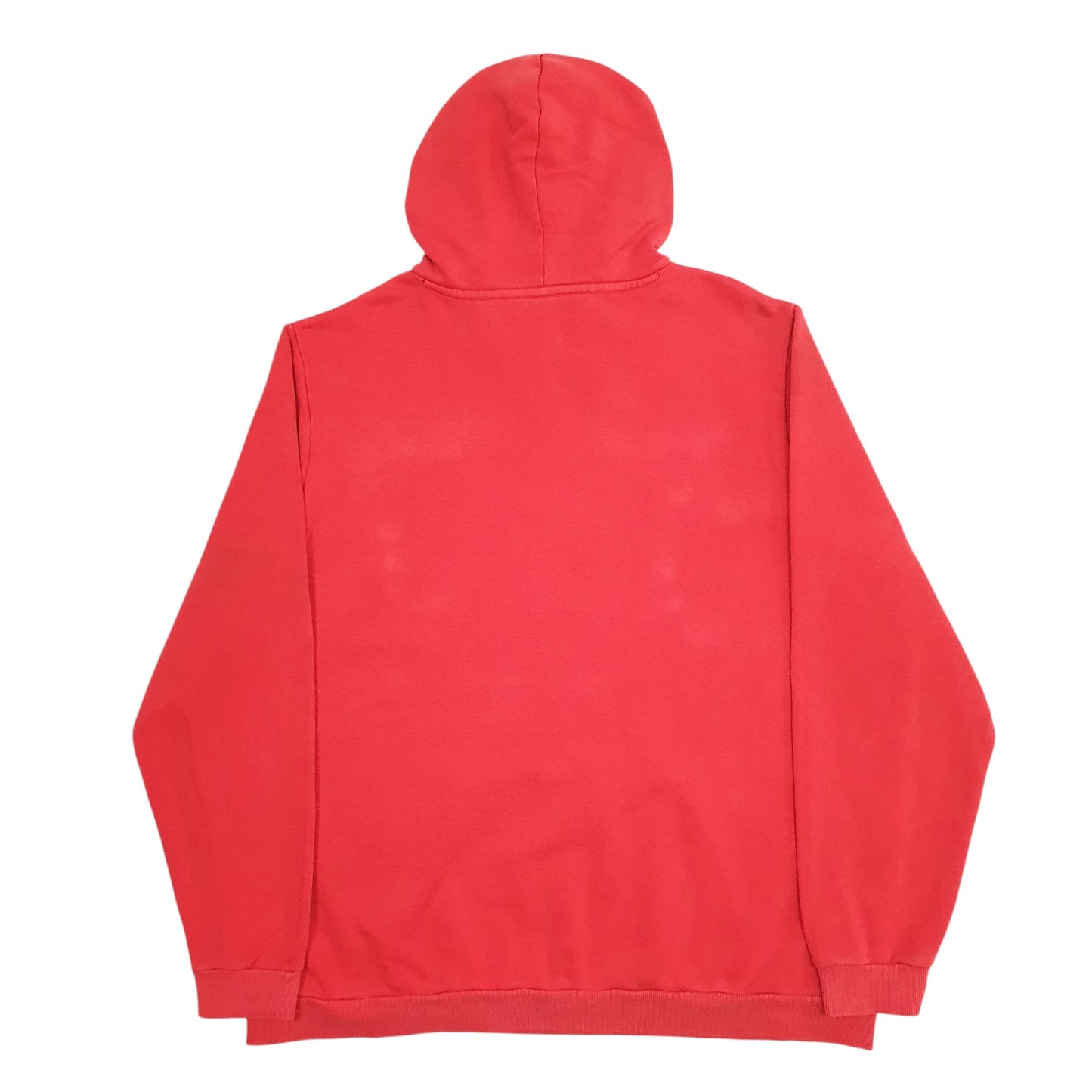 Mens Red Puma Spellout Hoodie Jumper
