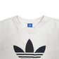 Mens White Adidas  Crewneck Jumper