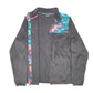 Womens Black Fila Sport Rave Festival Aztec Full Zip Jumper