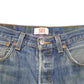 Womens Blue Levis 501 Jorts Hot Pants Denim Shorts