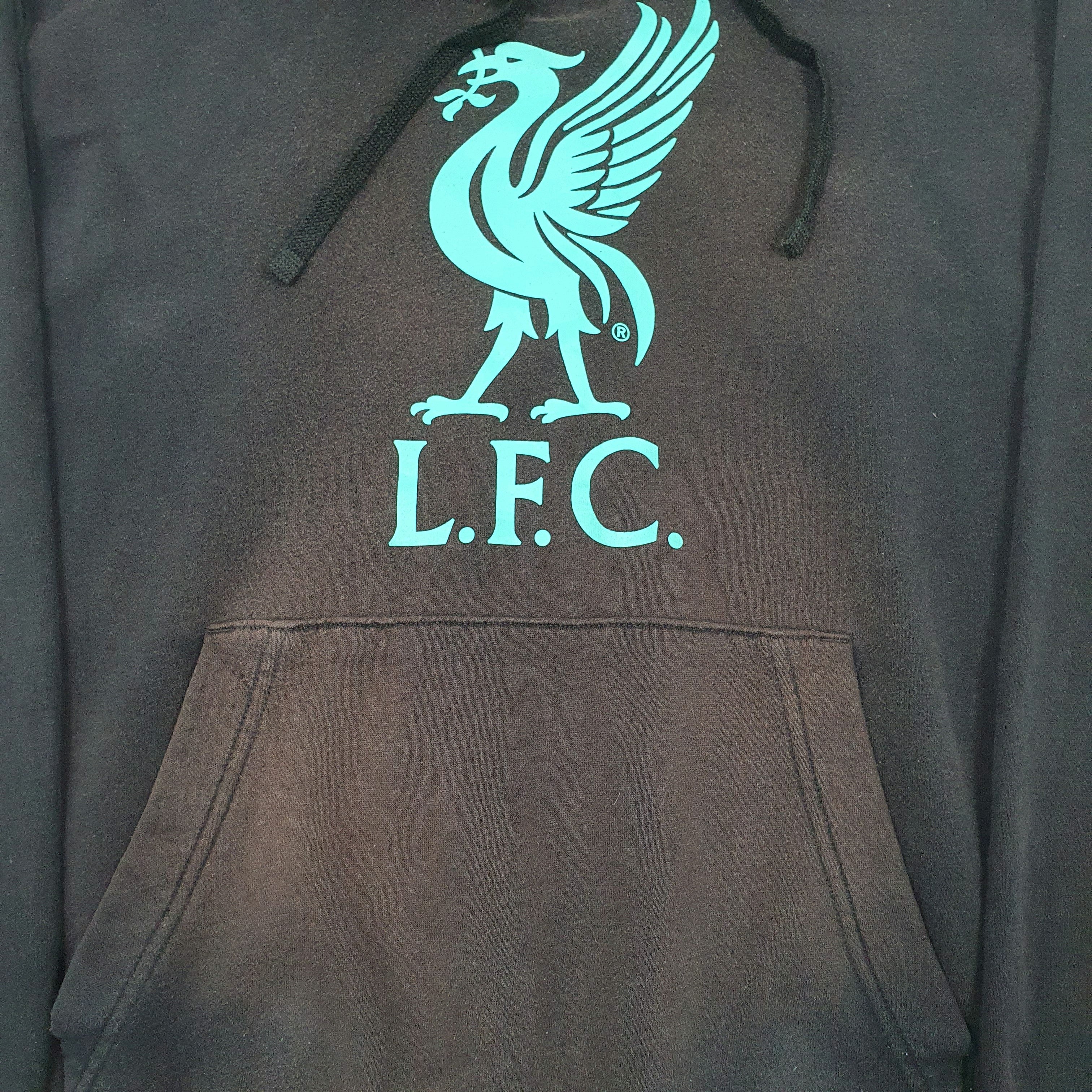lfc nike mens black club hoodie
