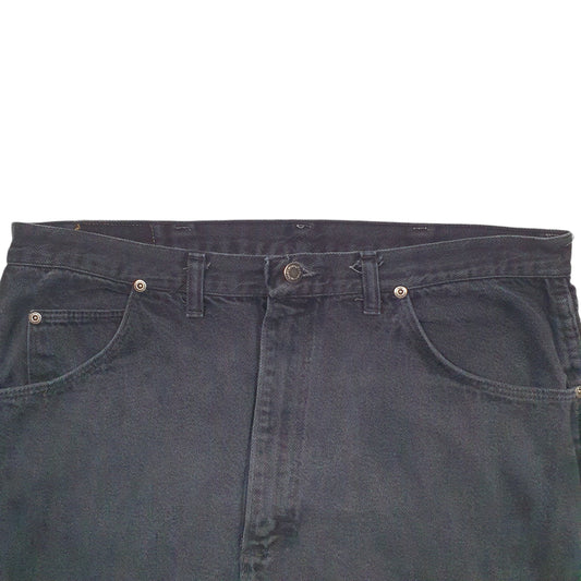 Mens Black Wrangler  Regular JeansW36 L34