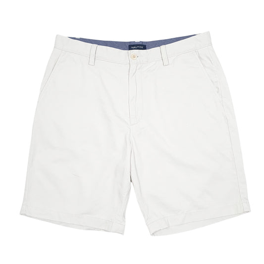 Mens Beige Nautica Deck Chino Shorts