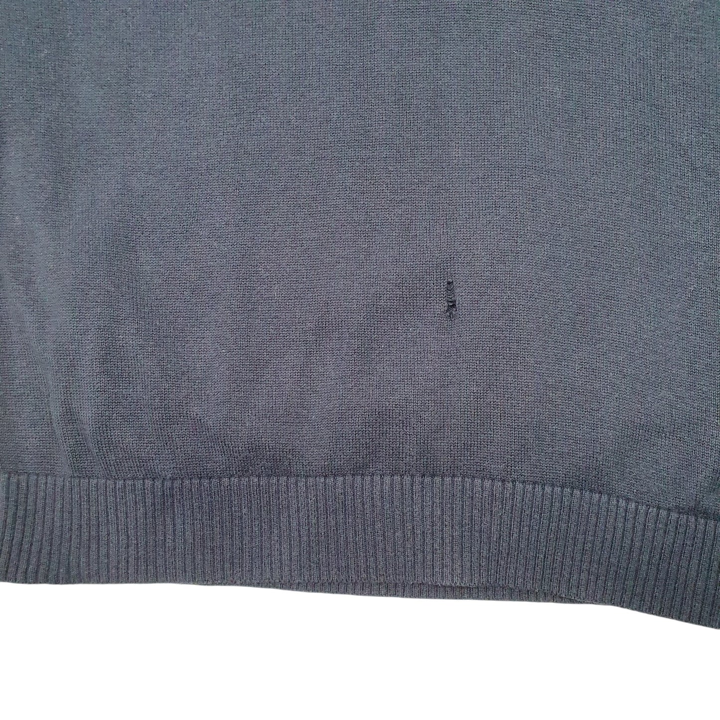 Mens Navy Tommy Hilfiger Knit Sweater Vest V Neck Jumper