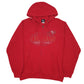 Mens Red NFL 49ers Football Full Zip Jumper
