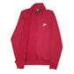Mens Red Nike Active Full Zip Jumper