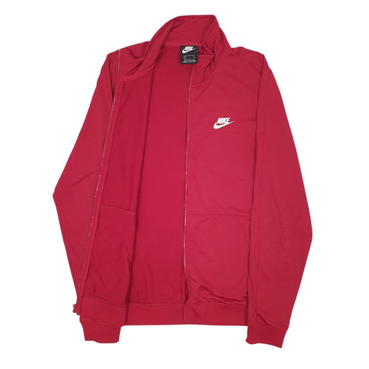 Mens Red Nike Active Full Zip Jumper