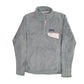 Womens Grey Patagonia Snap T Fluffy Quarter Zip Jumper