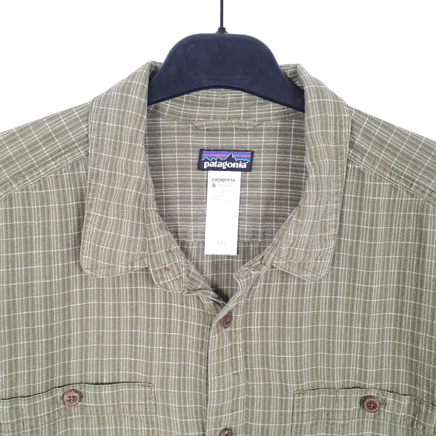 Mens Green Patagonia  Short Sleeve Shirt