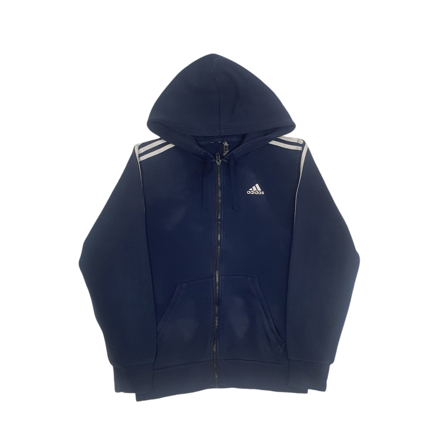 Mens Navy Adidas  Full Zip Jumper