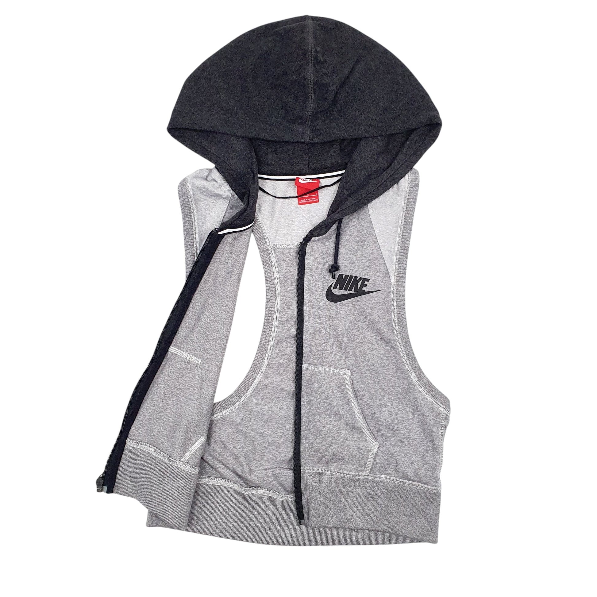 Womens Grey Nike  Gilet Jumper