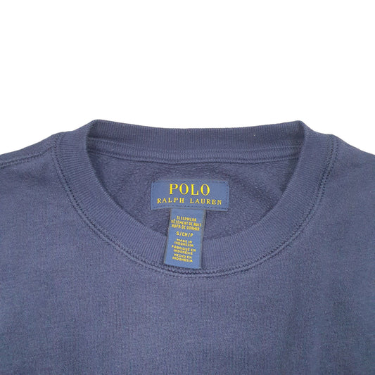Mens Navy Polo Ralph Lauren Lightweight Crewneck Jumper