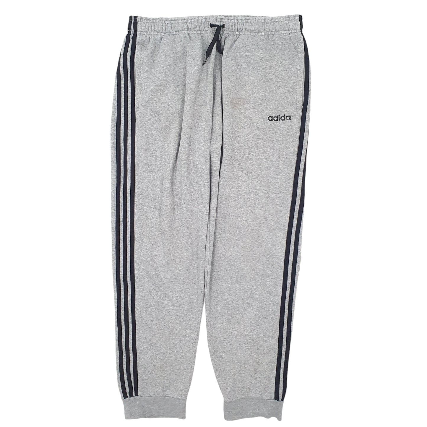 Mens Grey Adidas Tracksuit Bottoms Jogger Trousers