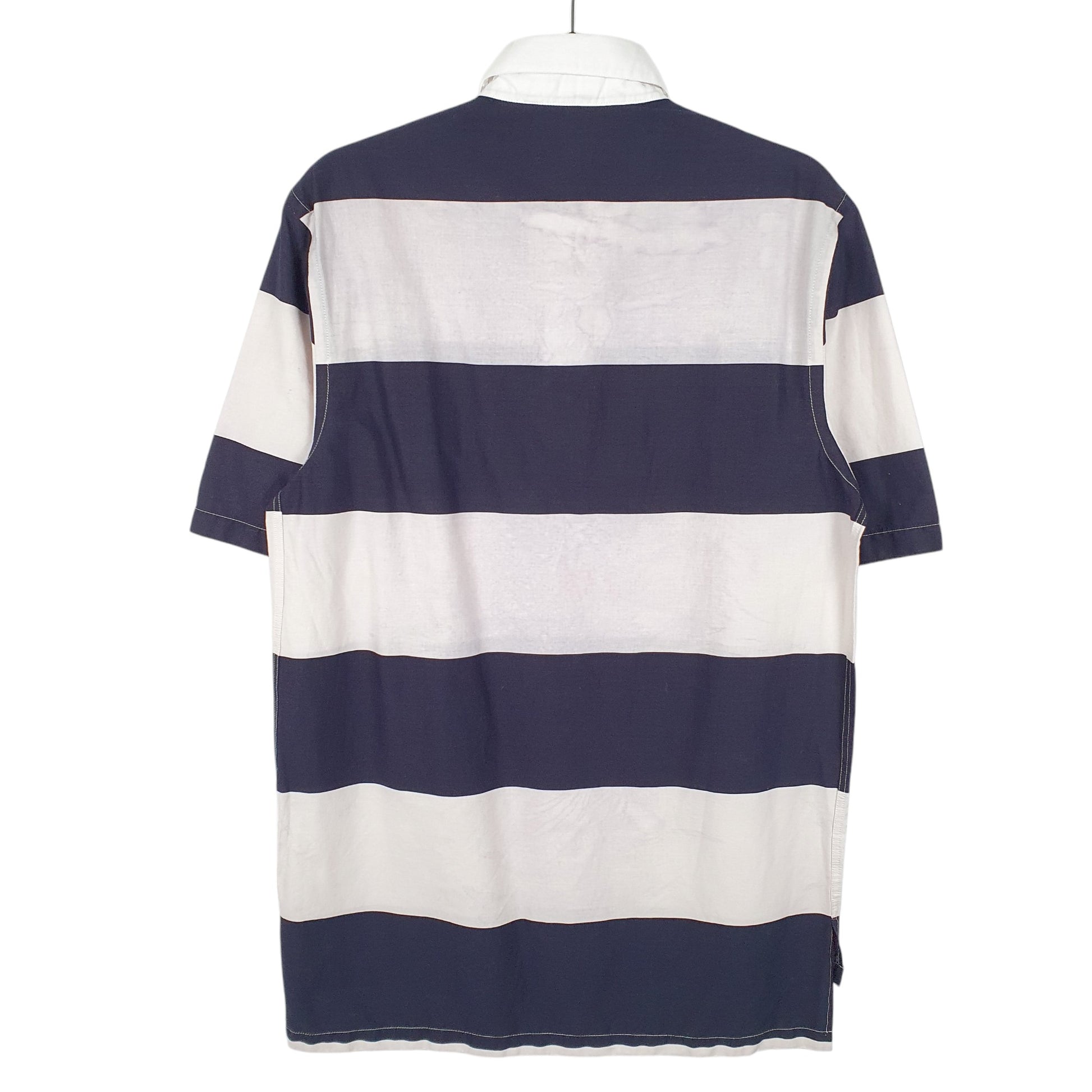 Mens Navy Zara  Short Sleeve Polo Shirt