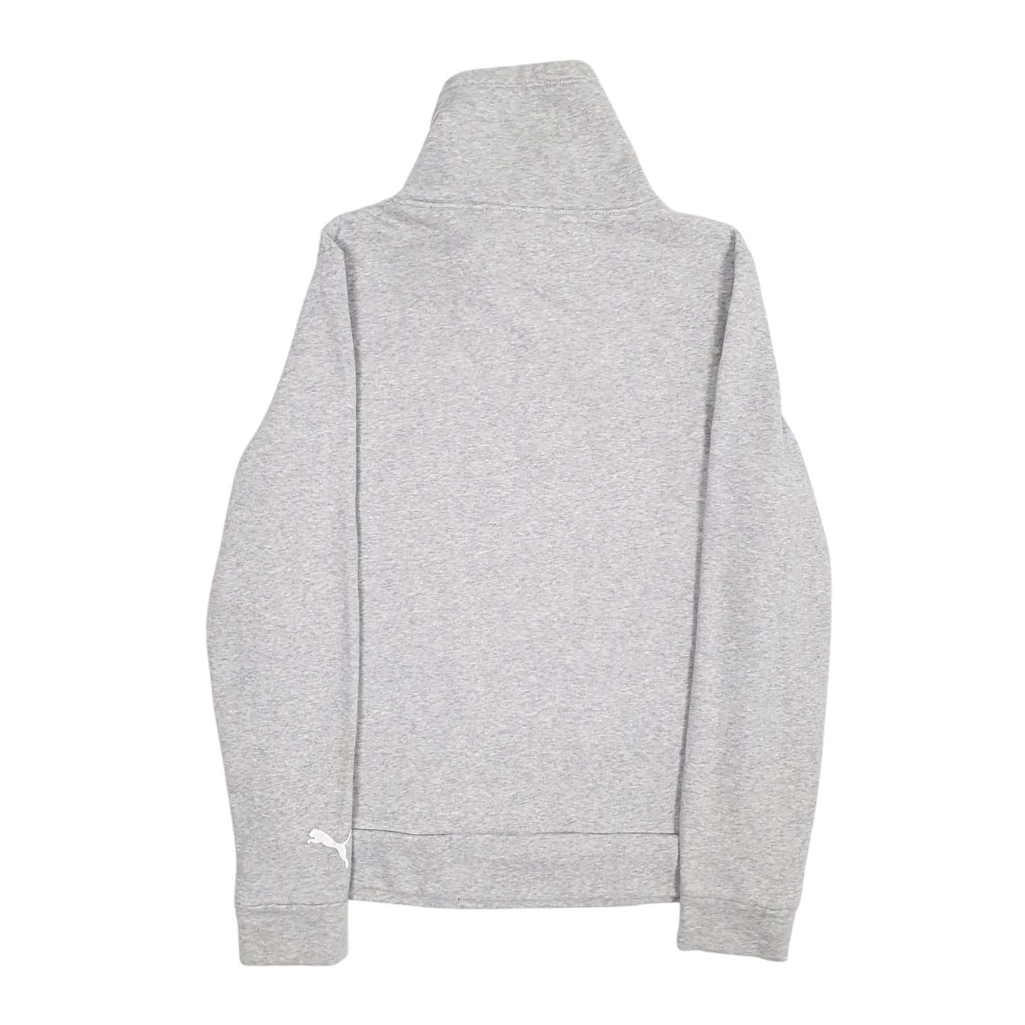 Womens Grey Puma  Shoal Neck Jumper