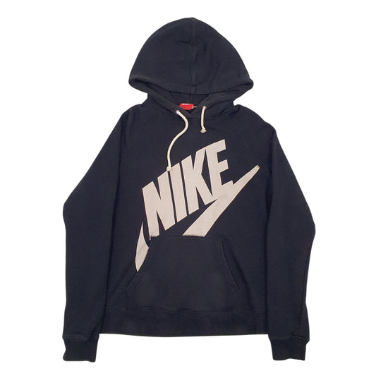 Womens Black Nike Spellout Hoodie Jumper