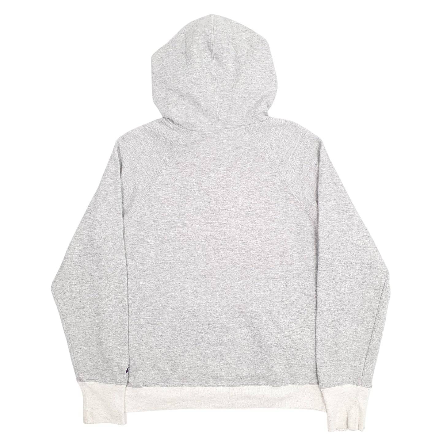 Womens Grey Champion Spellout Hoodie Jumper