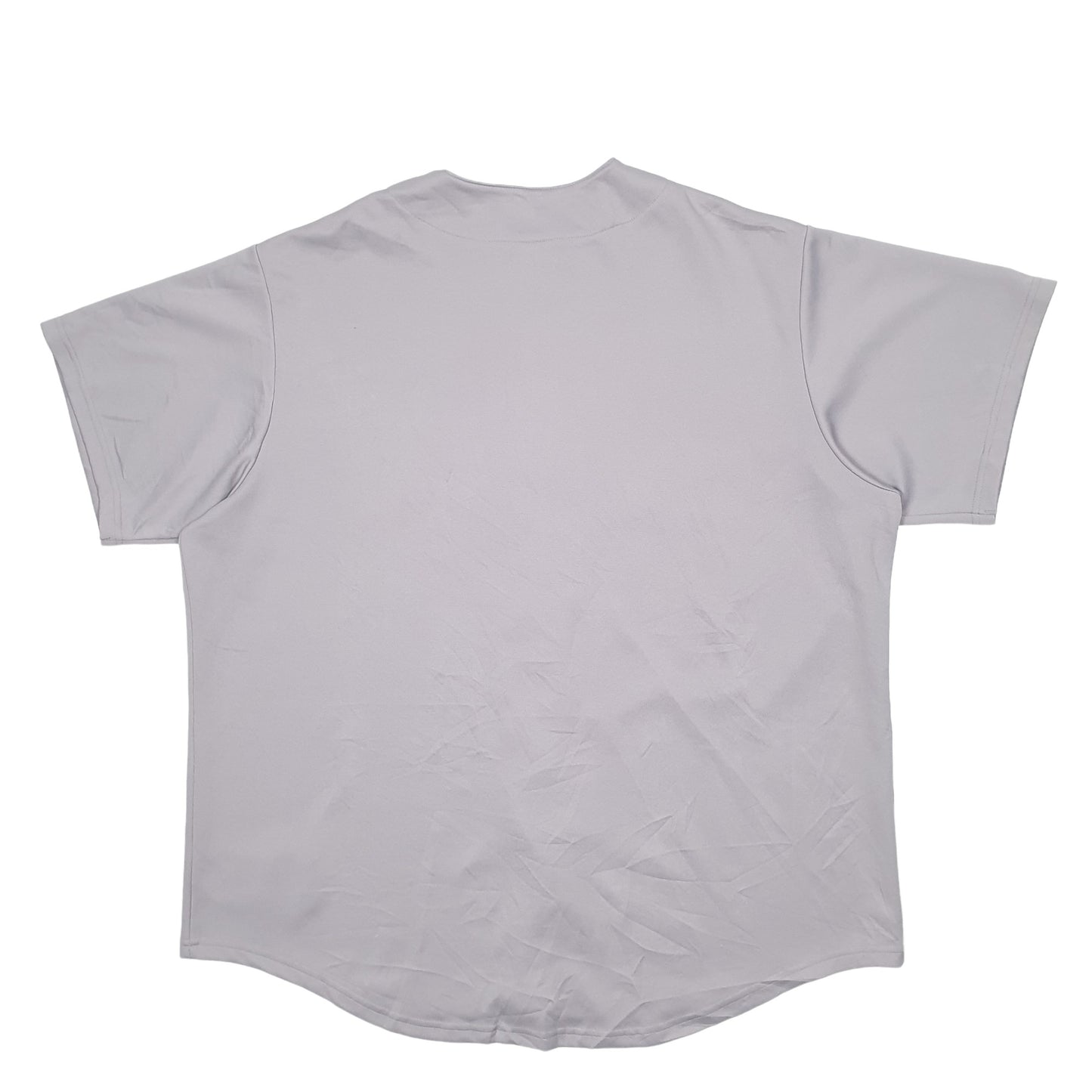 Mens Grey Majestic MLB Baseball Jersey Chicago Cubs Short Sleeve T Shirt