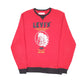 Mens Red Levis Union Made Crewneck Jumper