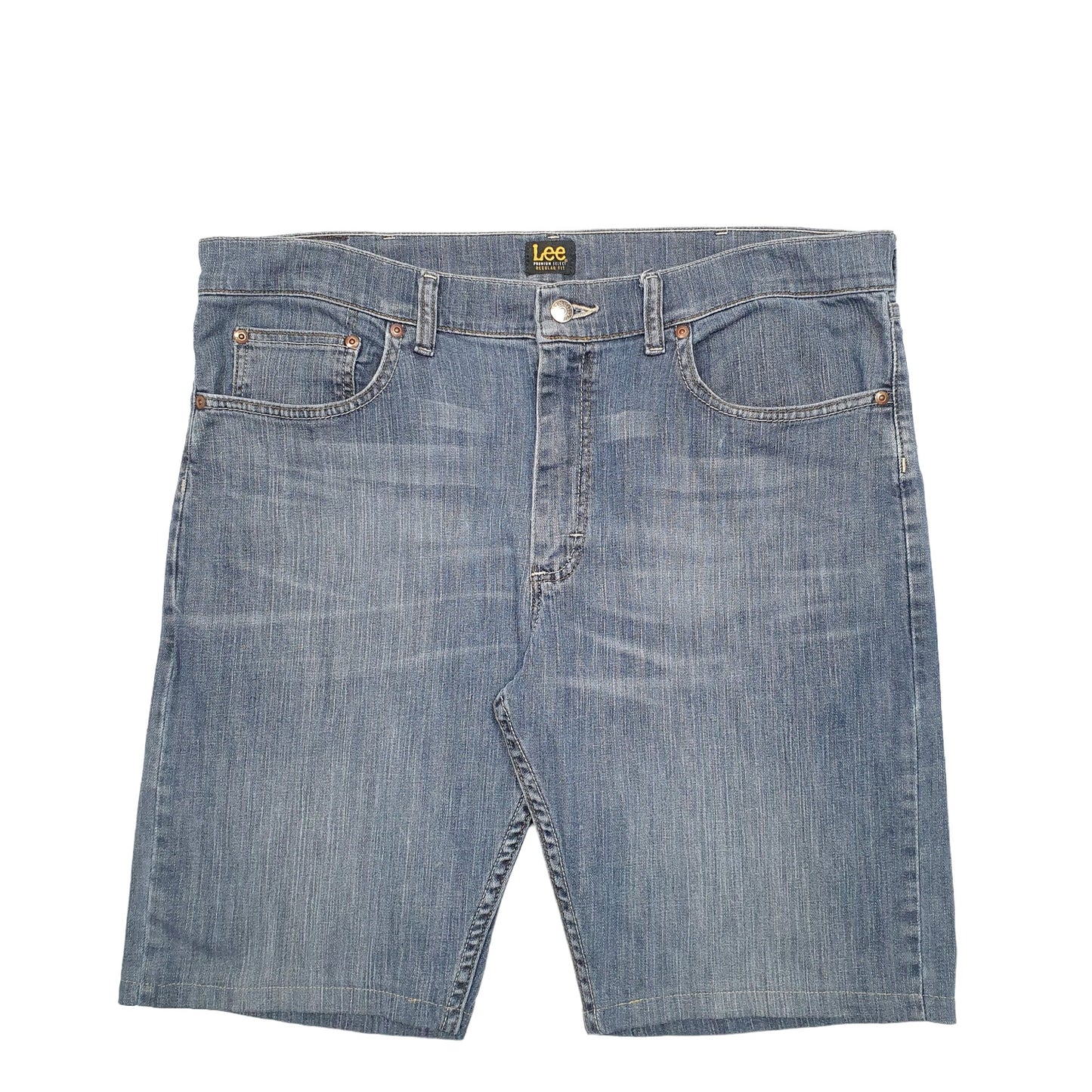 Mens Blue Lee  Denim Shorts