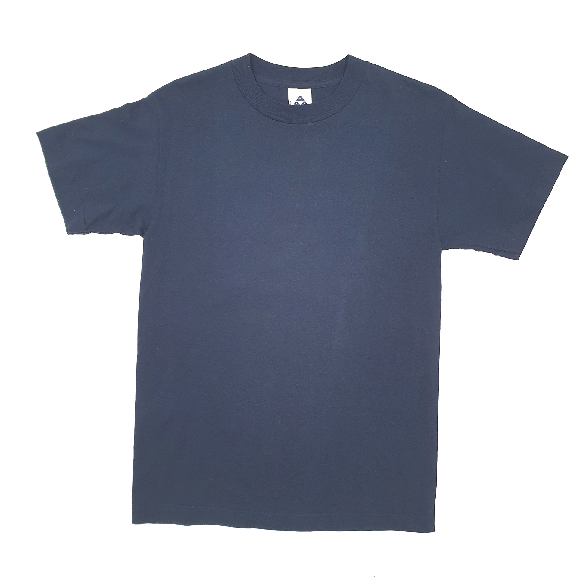 Mens Navy AAA  Short Sleeve T Shirt