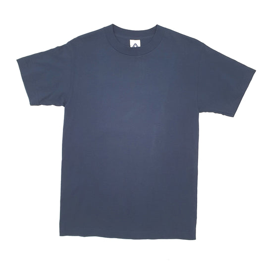Mens Navy AAA  Short Sleeve T Shirt