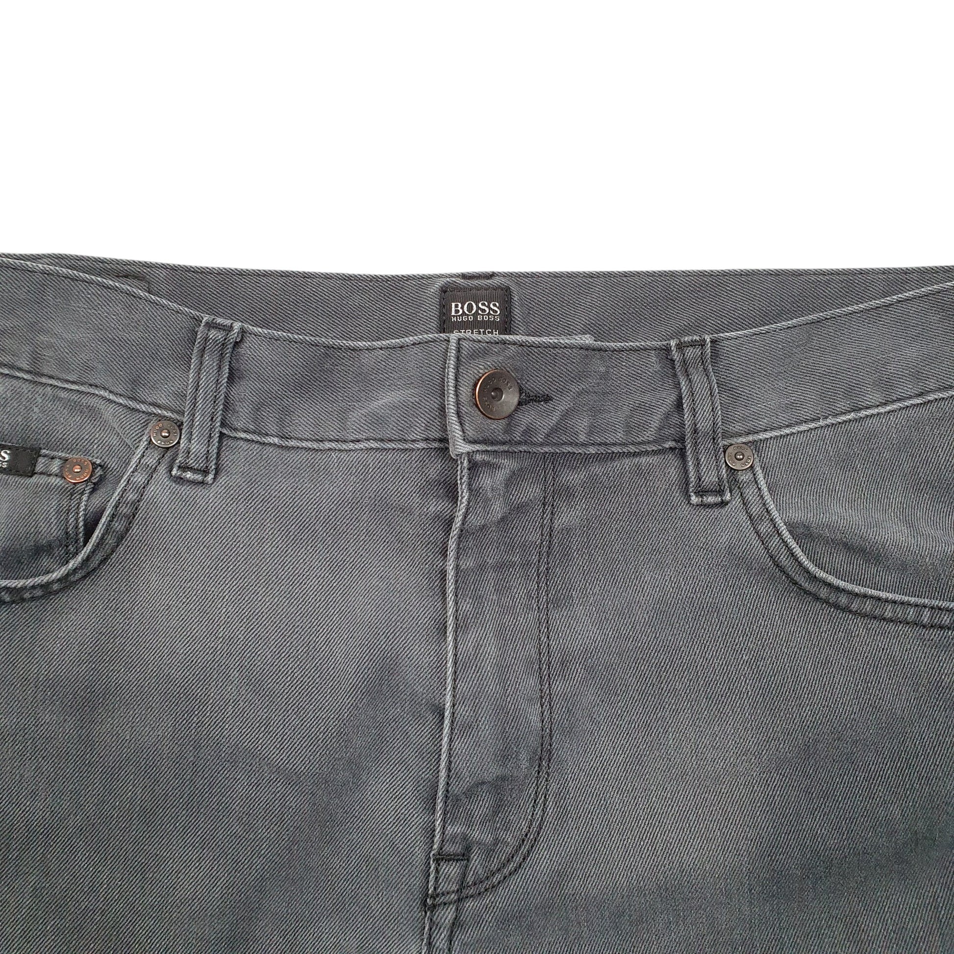 Mens Grey Hugo Boss Stretch Casual JeansW35 L34
