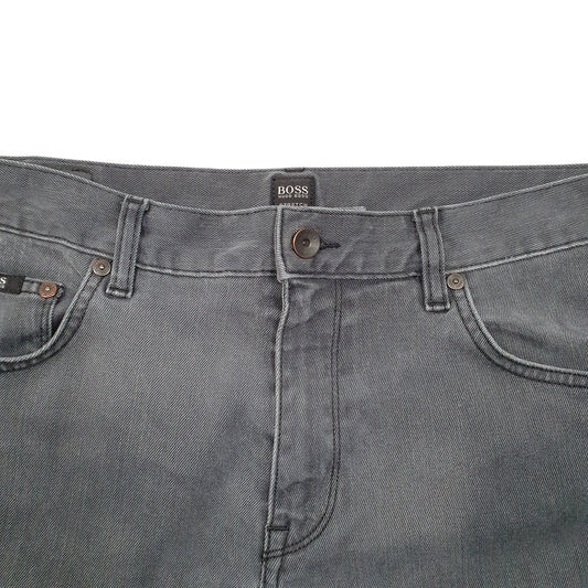 Mens Grey Hugo Boss Stretch Casual JeansW35 L34