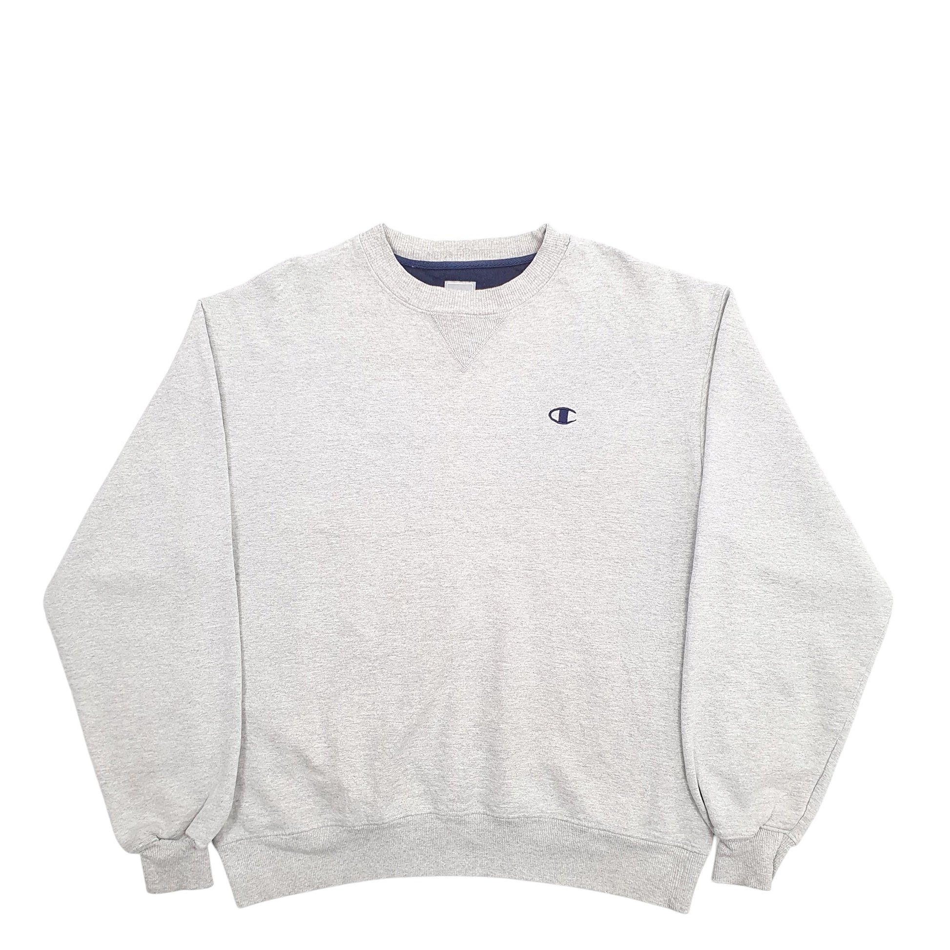 Mens Grey Champion  Crewneck Jumper