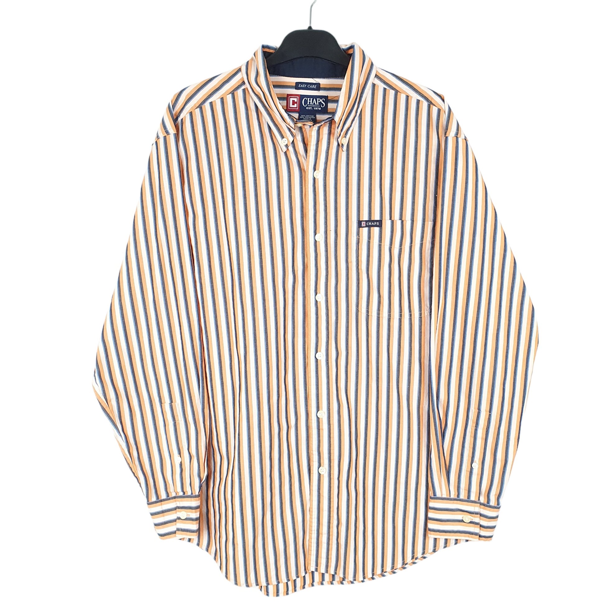 Mens Orange Chaps  Long Sleeve Shirt