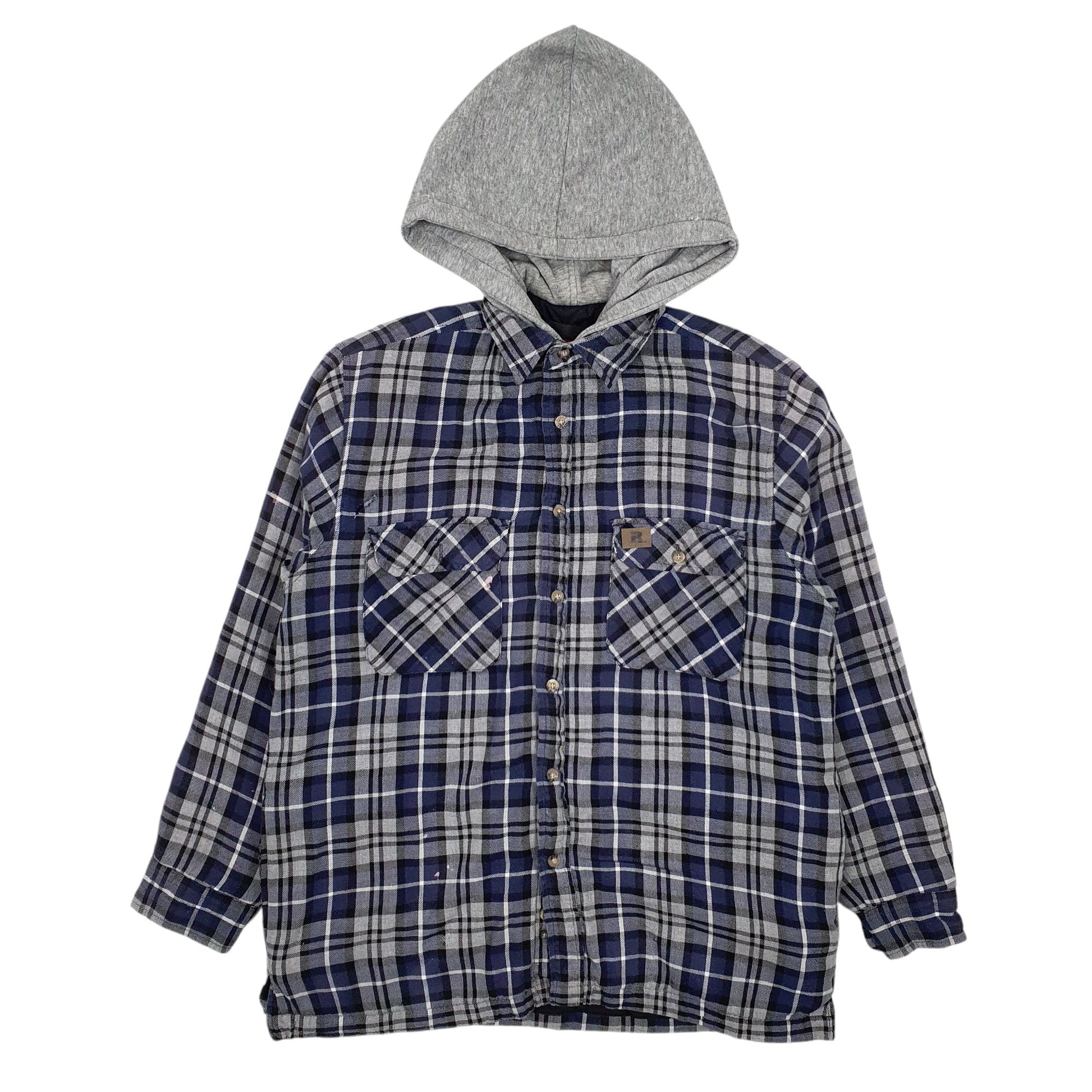 Mens Grey Wrangler Riggs Workwear Quarter Zip Coat