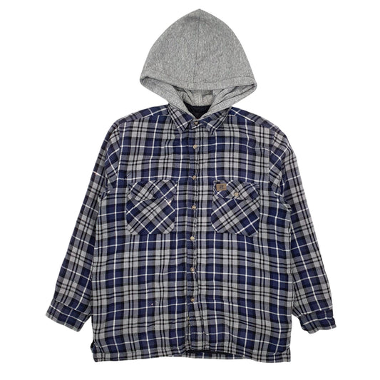 Mens Grey Wrangler Riggs Workwear Quarter Zip Coat