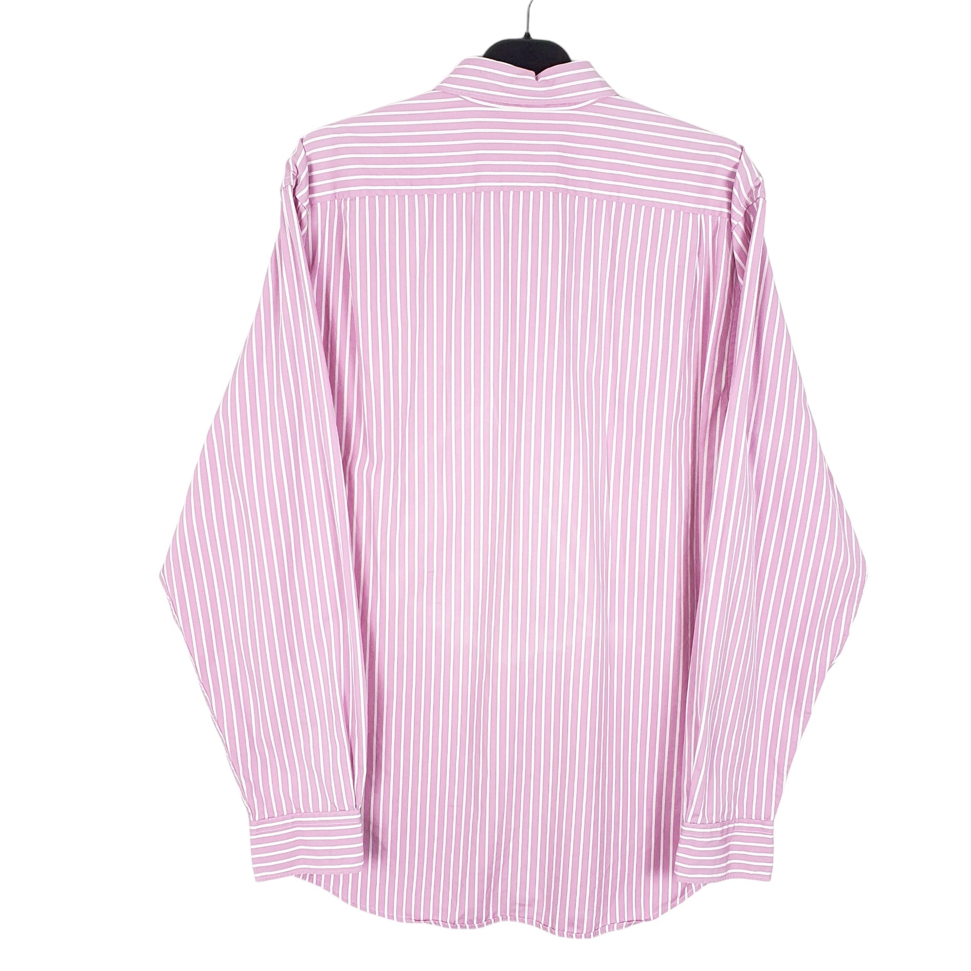 Mens Pink Lacoste  Long Sleeve Shirt