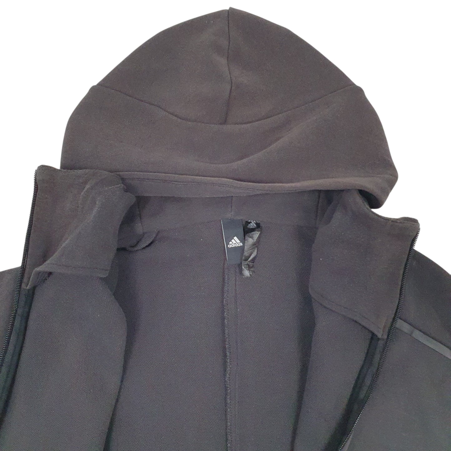 Mens Grey Adidas  Full Zip Jumper