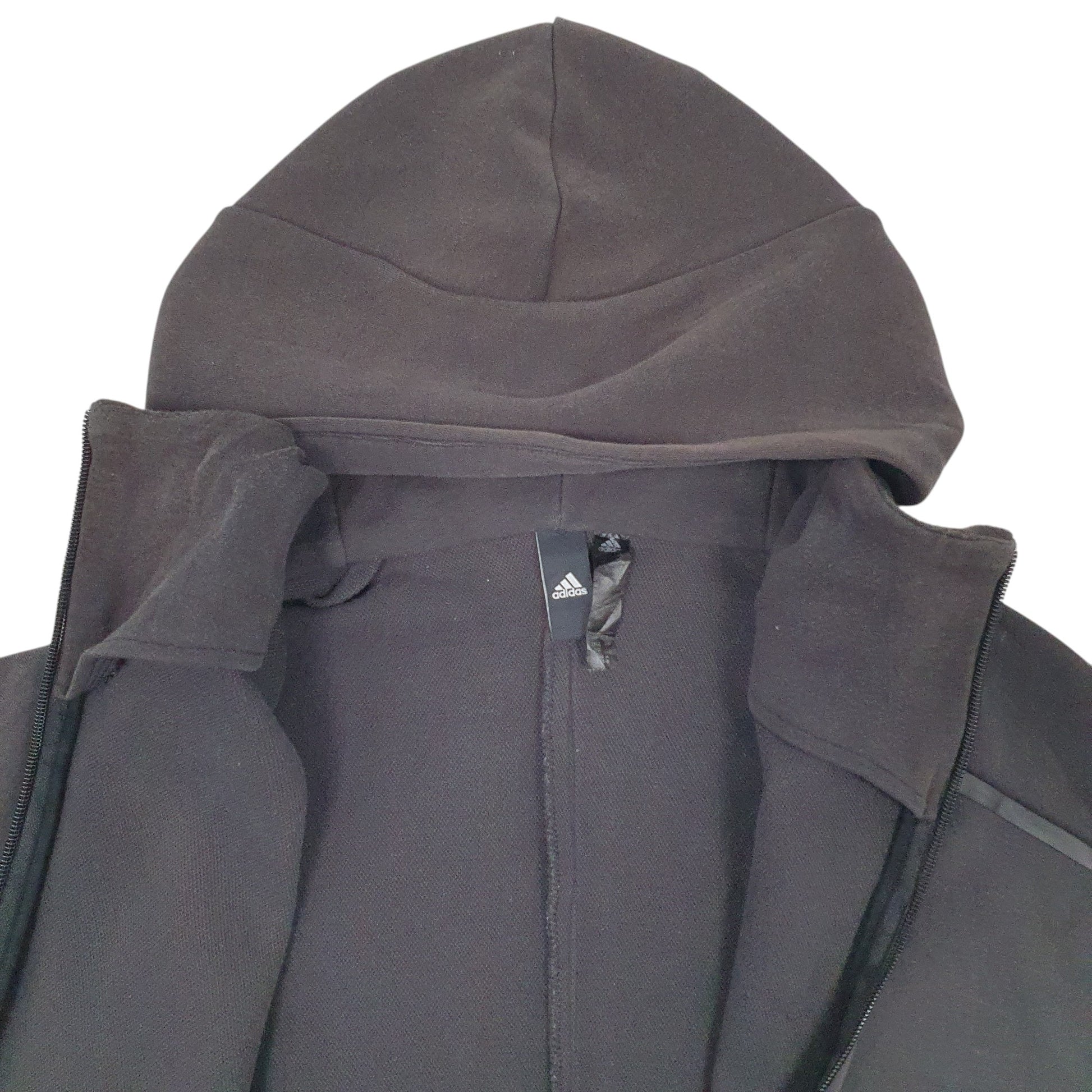 Mens Grey Adidas  Full Zip Jumper